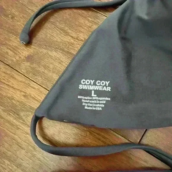 Coy coy gray and pink bikini - Picture 3 of 3